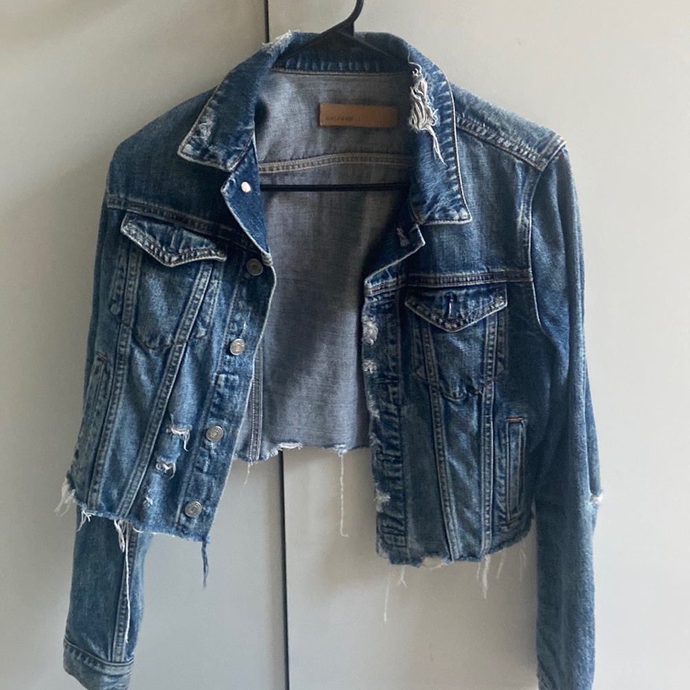 Grlfrnd denim crop jacket